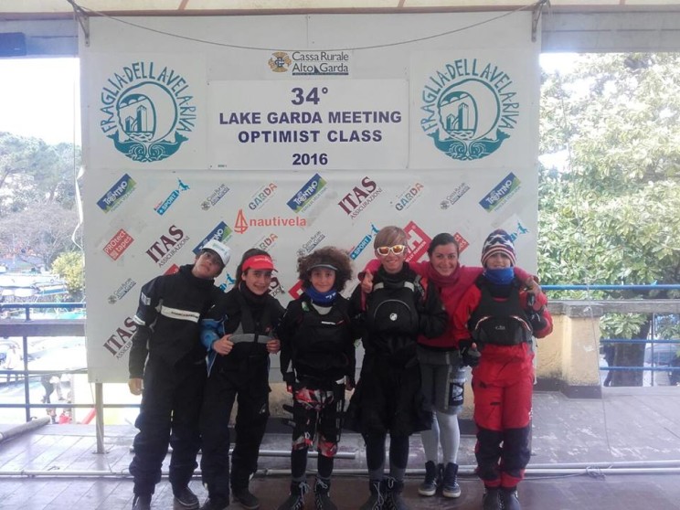 La squadra agonistica sul Lago di Garda